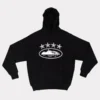 Corteiz 4Starz Alcatraz Black Hoodie