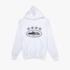 Corteiz 4Starz Alcatraz Hoodie White