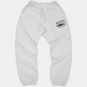 Corteiz 4Starz Alcatraz Sweatpants White