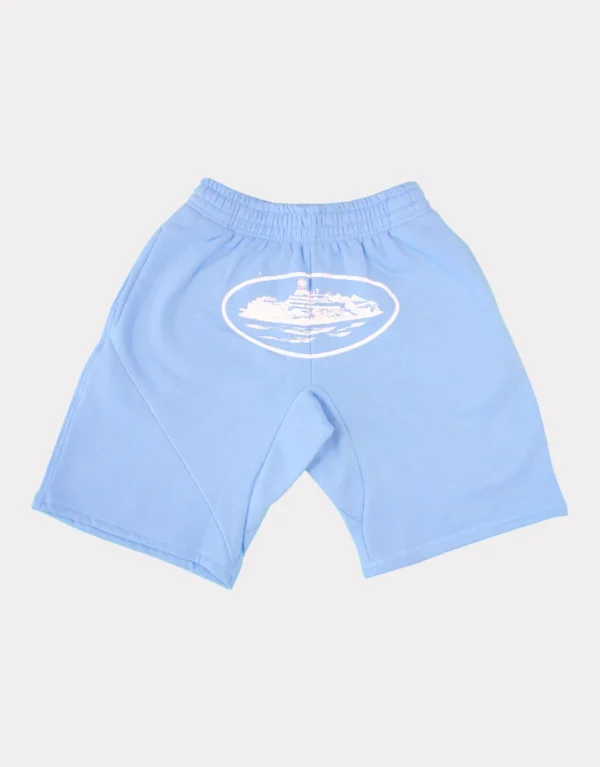 Corteiz Alcatraz Shorts Baby Blue