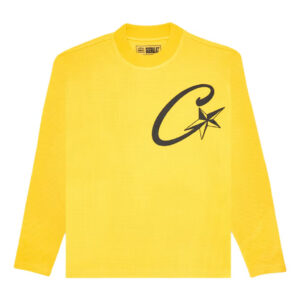 Corteiz C Starz Waffle Sweatshirt Yellow