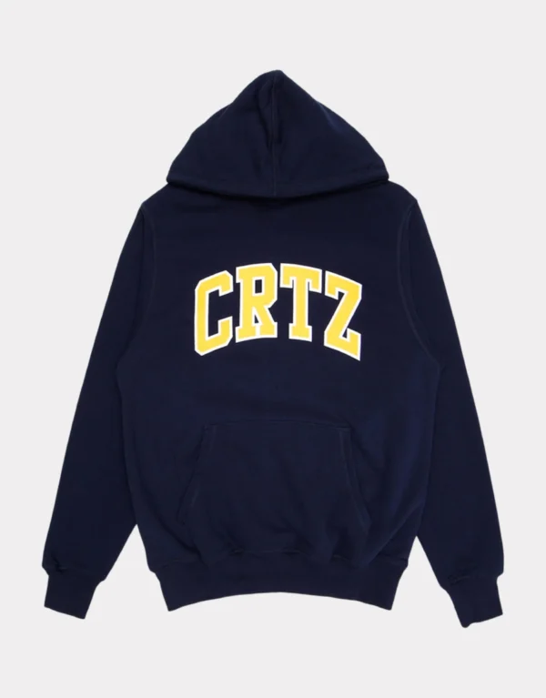 Corteiz Crtz Dropout Hoodie Navy Blue