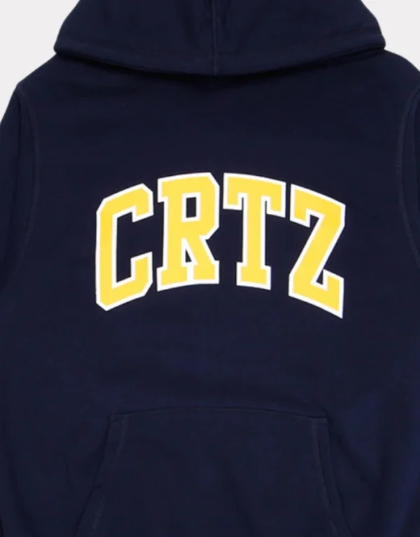 Corteiz Crtz Dropout Hoodie Navy Blue