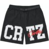 Corteiz Crtz Nylon Shorts Black