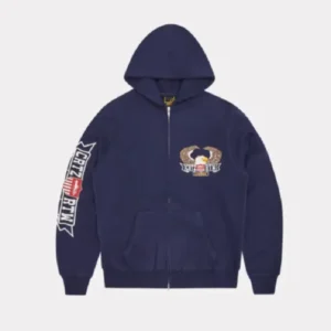 Corteiz Dipset Zip-Up Tracksuit Navy