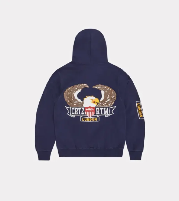 Corteiz Dipset Zip-Up Tracksuit Navy