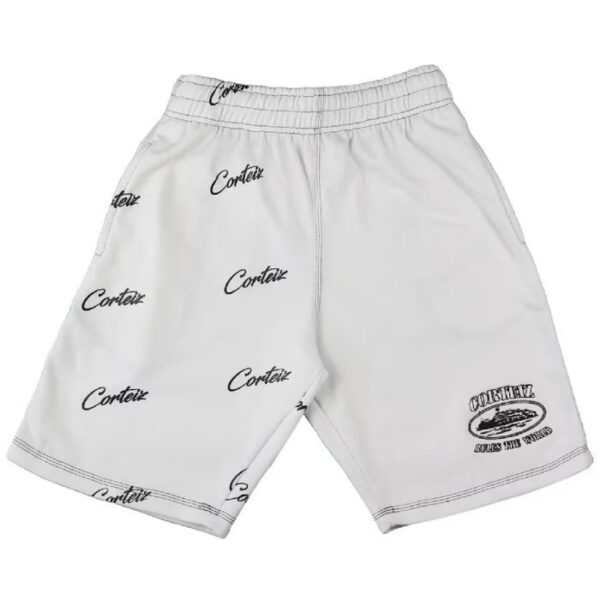 Corteiz Division ’20 Shorts in White VIP