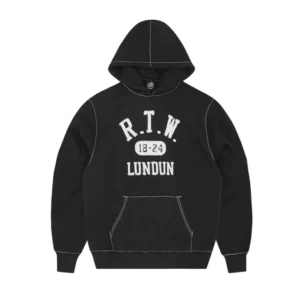 Corteiz RTW COLLEGE HOODIE [BLACK]