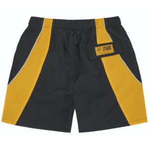 Corteiz Spring Shorts in Black Yellow