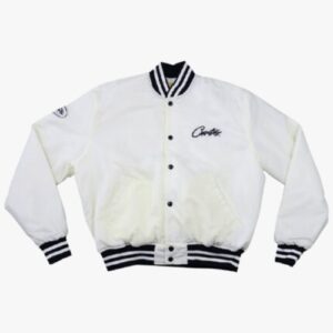 Corteiz Stadium Jacket White