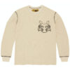 Corteiz Tiger Waffle Longsleeve Sweatshirt in Cream