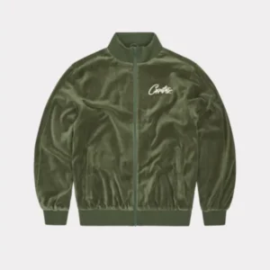 Corteiz VVS Velour Tracksuit Green