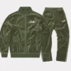 Corteiz VVS Velour Tracksuit Green