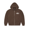 ISLAND PUFF PRINT ZIP HOODIE [BROWN]