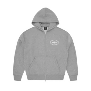 SUPERIOR ROYALE ZIP HOODIE [HEATHER GREY]